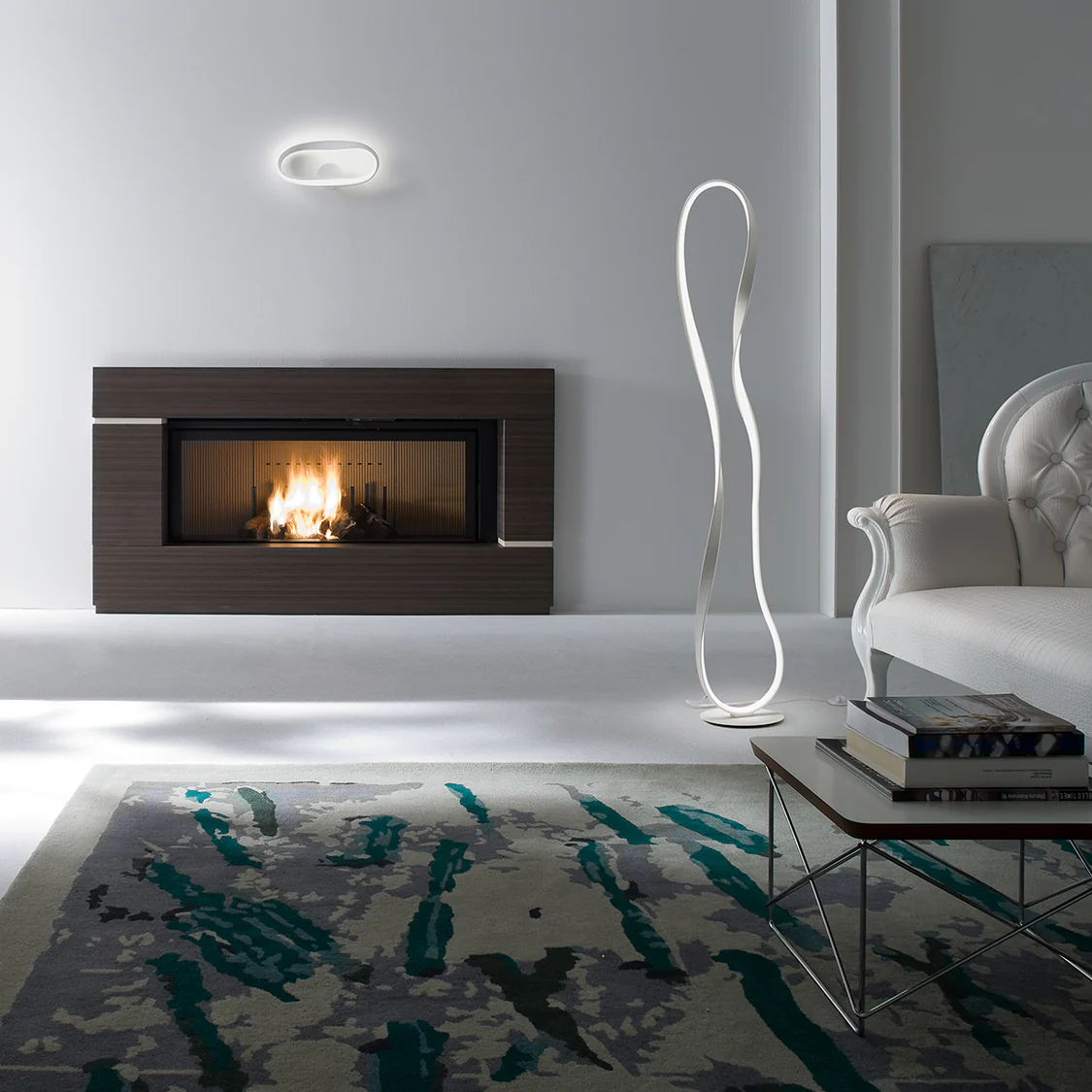 ■ ILUMINAT DE INTERIOR - LAMPADAR LED NUBO ALB 1X35W DIMABIL 4000K