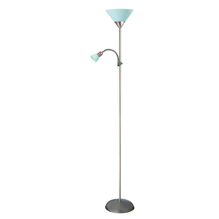 ■ CORPURI DE ILUMINAT - LAMPADAR ACTION 4064 ALB E27 1X100W + E14 1X25W D230X1800MM