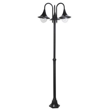 ■  ILUMINAT DE EXTERIOR - LAMPADAR RABALUX KONSTANZ 8248 EXTERIOR NEGRU E27 3X100W 600X2200MM