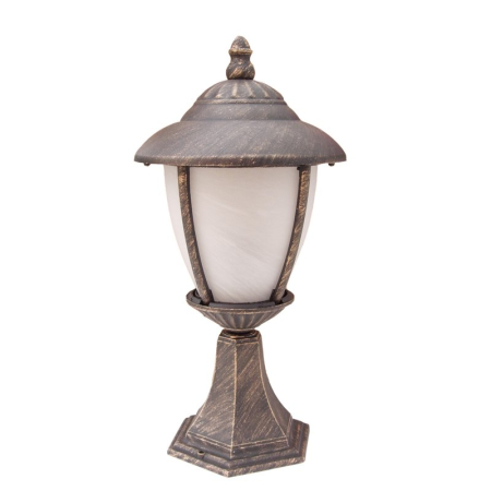 ■  ILUMINAT DE EXTERIOR - STALP MADRID 8478 EXTERIOR AURIU ANTIC ALB E27 1X60W D200X410MM