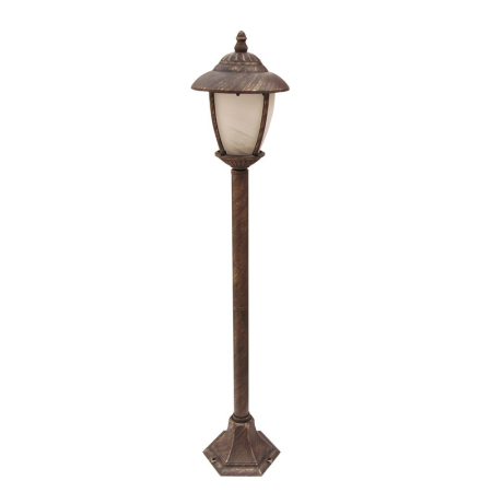 ■  ILUMINAT DE EXTERIOR - STALP MADRID 8480 EXTERIOR AURIU ANTIC ALB E27 1X60W D200X1050MM