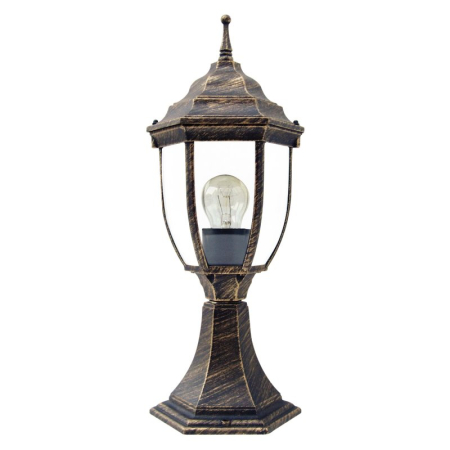 ■  ILUMINAT DE EXTERIOR - LAMPADAR RABALUX NIZZA 8453 EXTERIOR AURIU ANTIC E27 1X60W D165X415MM