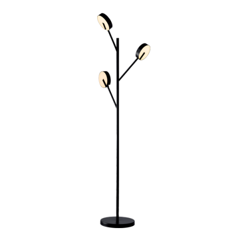 LAMPADARE CU LED - LAMPADAR SENSO 1X25W 1764LM NEGRU MAT 3000K