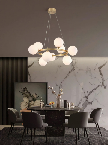 ■ ILUMINAT DE INTERIOR - LUSTRA 9XG9 AURIE D=0.6M