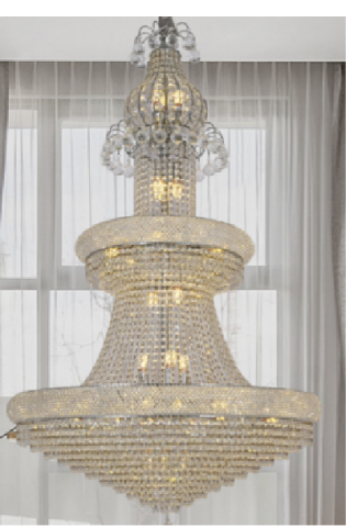 ■ ILUMINAT DE INTERIOR - LUSTRA AURIE CRISTAL  1000X1580 CM