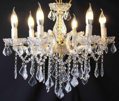 ■ ILUMINAT DE INTERIOR - LUSTRA AURIE CU BRATE 6 BRATE