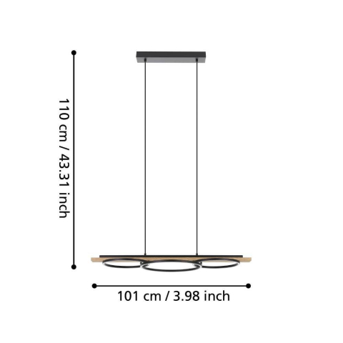 LUSTRA BOYAL LED 2X12.5W;15.5W IP20 [1]