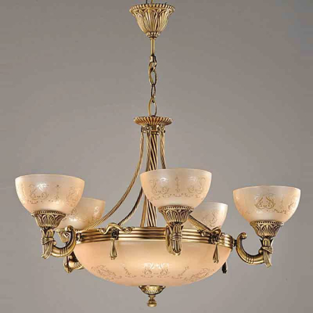 ■ CORPURI DE ILUMINAT - Lustra Clasic Bussy Armoni 3040-52-05A 8X40W E27/E14