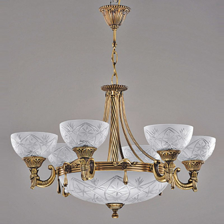 ■ CORPURI DE ILUMINAT - Lustra Clasic Bussy Elegante 3038-52-06 9X40W E27/E14