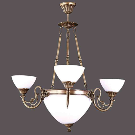 ■ CORPURI DE ILUMINAT - Lustra Clasic Bussy Vito 3063-52-03 6X40W E27/E14
