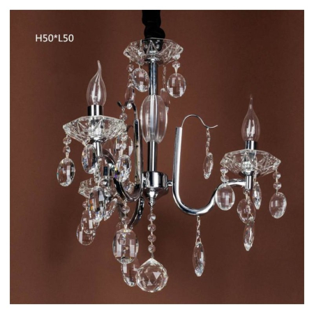 CANDELABRE CRISTAL & PENDULE - LUSTRA CRISTAL 2338/3