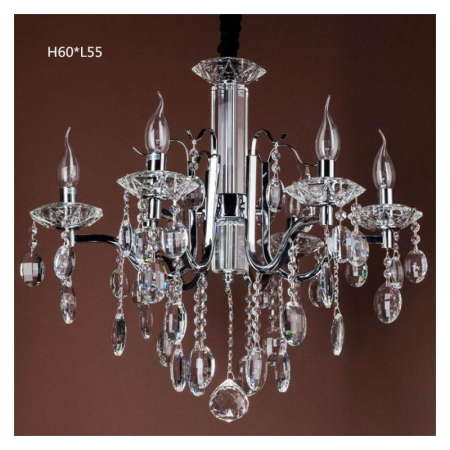 CANDELABRE CRISTAL & PENDULE - LUSTRA CRISTAL 2338/6