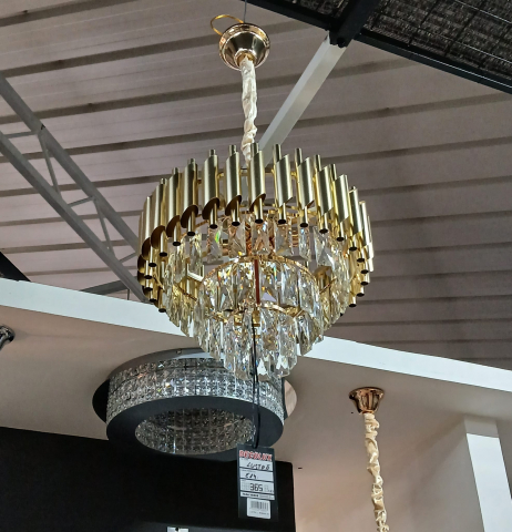 LUSTRA CRISTAL 40CM AURIE 7XE14 [4]
