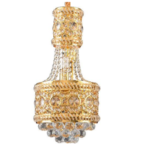 CANDELABRE CRISTAL & PENDULE - LUSTRA CRISTAL 6097/320 GD 3XE14