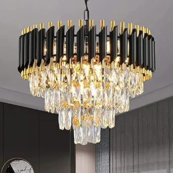 CANDELABRE CRISTAL & PENDULE - LUSTRA CRISTAL  500 BK 50CM 9XE14