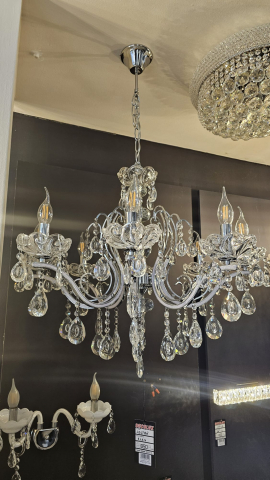LUSTRA CRISTAL 8XE14 CROM [1]