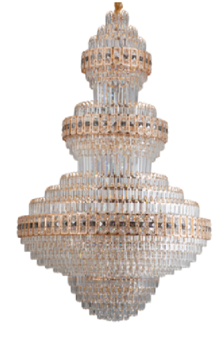 CANDELABRE CRISTAL & PENDULE - LUSTRA CRISTAL AURIE 150CM X230 CM