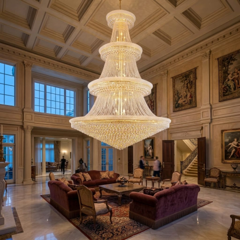 ■ ILUMINAT DE INTERIOR - LUSTRA CRISTAL AURIE 220CM X 120CM