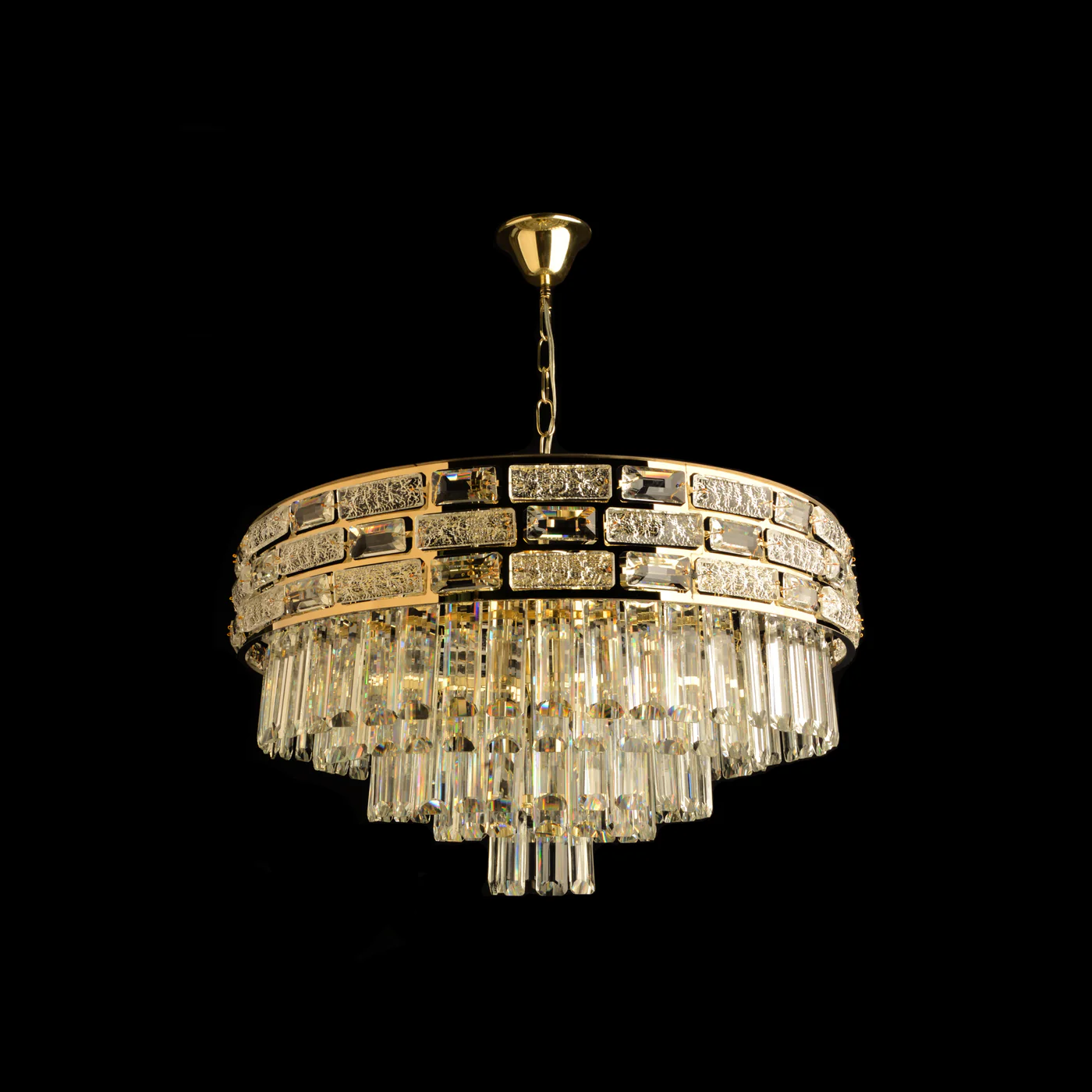 ■ ILUMINAT DE INTERIOR - LUSTRA CRISTAL AURIE 60CM -12XE27