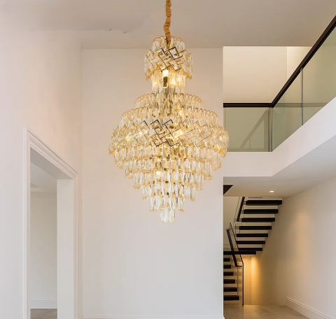 ■ ILUMINAT DE INTERIOR - LUSTRA CRISTAL AURIE 60x90 E27X15