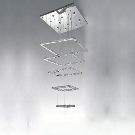 ■ CORPURI DE ILUMINAT - Lustra Cristal Bussy Flash 8022-51-84 164W Led