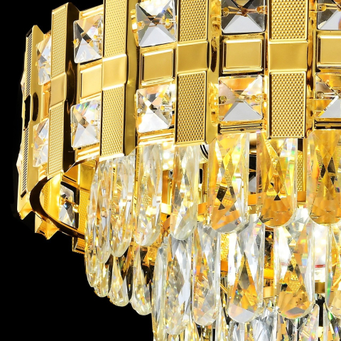 LUSTRA de CRISTAL - AURIE 8xE14; diametru 60CM [1]