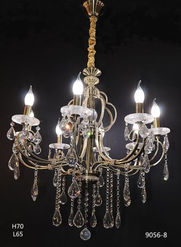 ■ ILUMINAT DE INTERIOR - LUSTRA CRISTAL DECO 9056/8