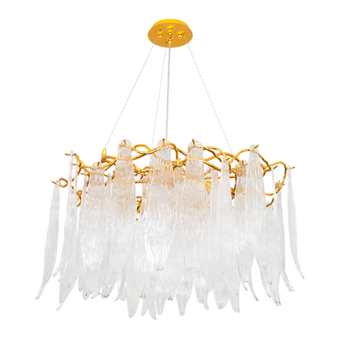 CANDELABRE CRISTAL & PENDULE - LUSTRA CRISTAL K9 ANTONIO 8XG9 AURIU