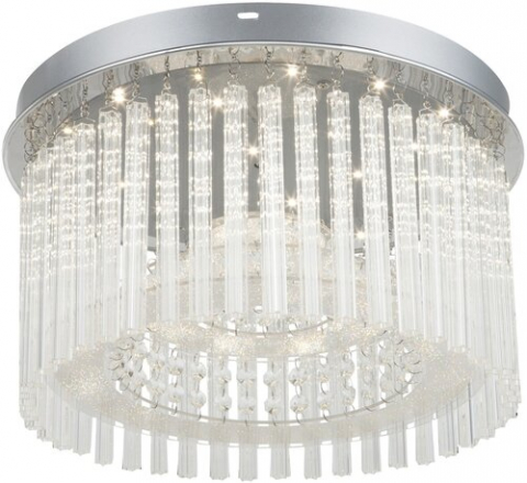 CANDELABRE CRISTAL & PENDULE - LUSTRA CRISTAL LED DANIELLE 1X18W ROTUNDA 4000K