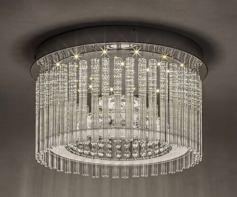 LUSTRA CRISTAL LED DANIELLE 1X18W ROTUNDA 4000K [1]