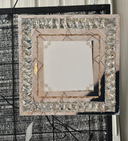 PLAFONIERA LED CRISTAL PATRATA 1X90W [1]