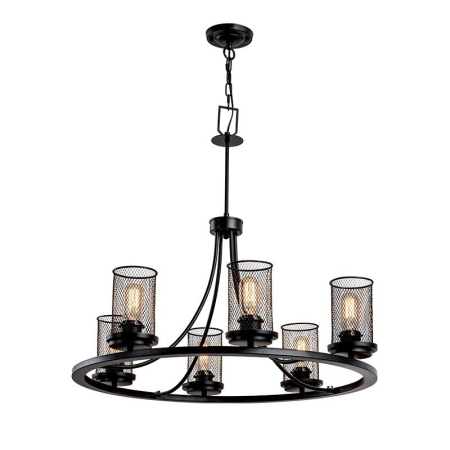 ■ CORPURI DE ILUMINAT - LUSTRA ELMARK BLAKE 955BLAKE6 6X40W E27 D580