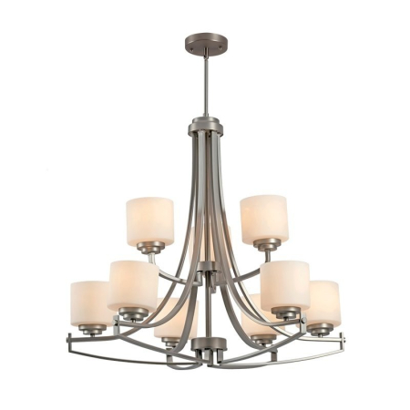 CANDELABRE & PENDULE CLASICE - LUSTRA  ERIN 955ERIN9 9X40W E27 NICHEL