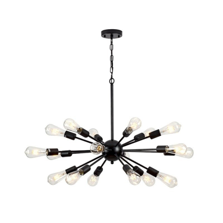 LUSTRA ELMARK JACKSON 955JACKSON18 18X40W E27 NEGRU D730 [1]