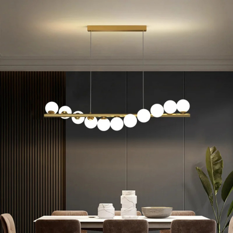 ■ ILUMINAT DE INTERIOR - LUSTRA GLOB ALB AURIE 11XG9