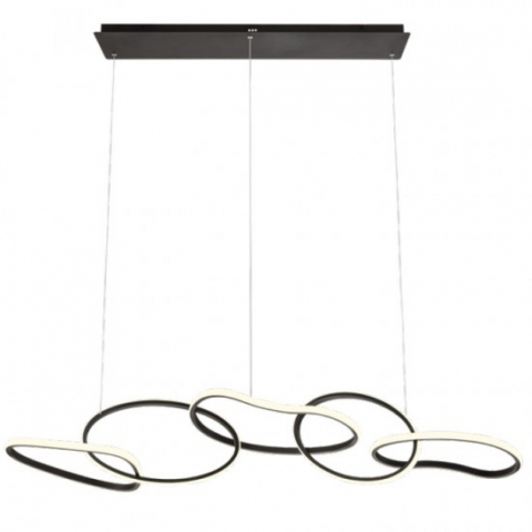 SUSPENSII CU LED - LUSTRA LED BIAS NEGRU 1X108W 7230LM LC