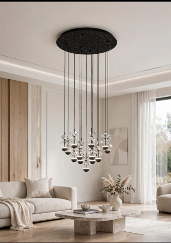 CANDELABRE MODERNE & PENDULE - LUSTRA LED CASA SCARII 390277 15X1.8W LC IP20