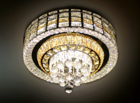 PLAFONIERE CRISTAL - PLAFONIERA de cristal pe led - 144W