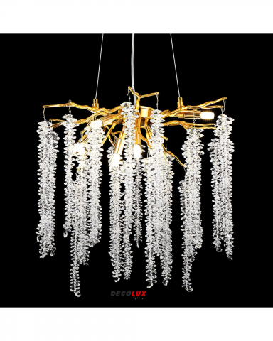 CANDELABRE CRISTAL & PENDULE - LUSTRA LED CRISTAL D300MM
