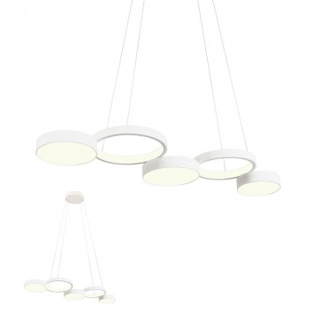 SUSPENSII CU LED - LUSTRA LED CRONOS 1X65W ALB D950