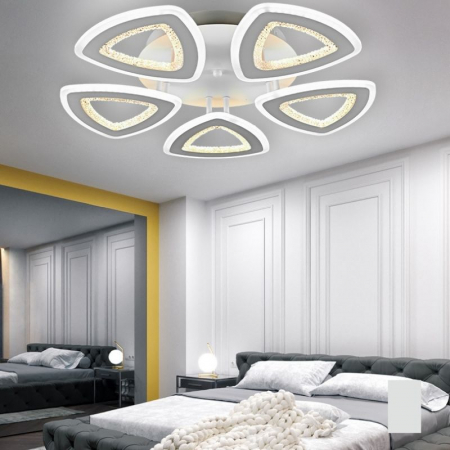 ■ ILUMINAT DE INTERIOR - LUSTRA LED CU TELECOMANDA, 1X93W, Lumina Calda, Rece si Neutra