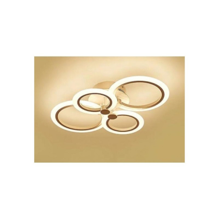 PLAFONIERE CU LED - LUSTRA LED CU TELECOMANDA 6601/2+2 (G3373/2+2) BK