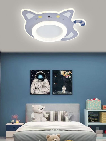 PLAFONIERE COPII - PLAFONIERA LED PISICA 1X65W DIMABILA