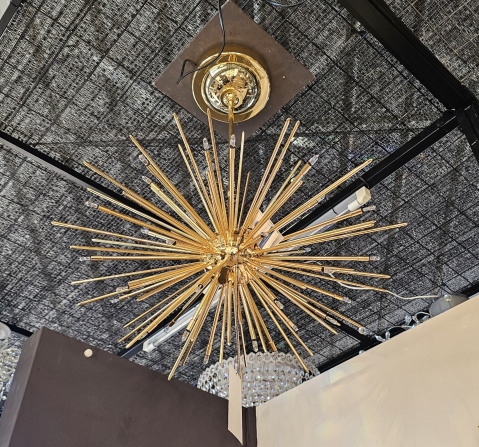 CANDELABRE MODERNE & PENDULE - LUSTRA ORION AURIE 2332/36/70
