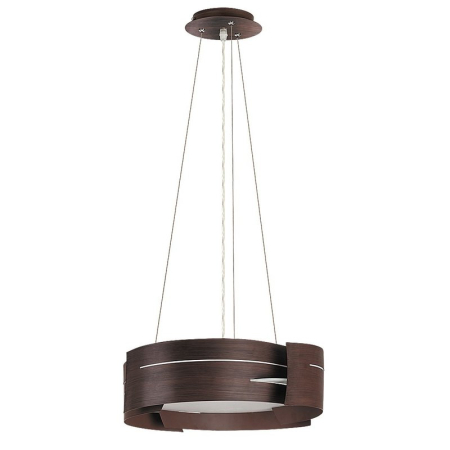 CANDELABRE MODERNE & PENDULE - LUSTRA  BERBERA 2215 WENGE ALB E27 3X60W D480MM