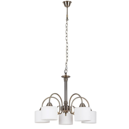 ■ CORPURI DE ILUMINAT - LUSTRA RABALUX EDITH 7276 ALAMA ANTIC ALB E27 5X60W