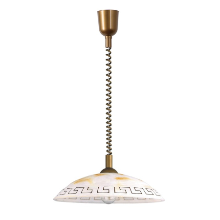 ■ CORPURI DE ILUMINAT - LUSTRA ETRUSCO 7640 ALABASTRU E27 1X60W D400MM