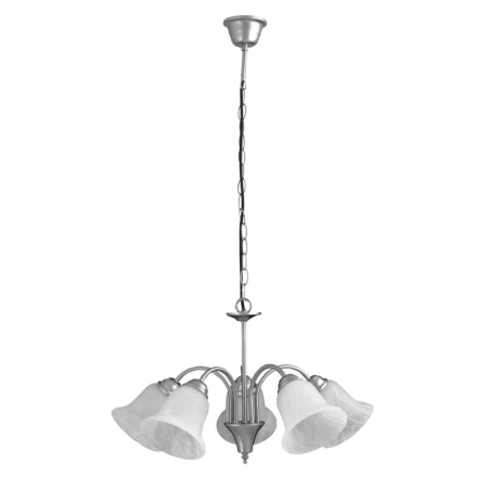 ■ CORPURI DE ILUMINAT - LUSTRA  FRANCESCA 7365 ALB E14 5X40W D550X330MM