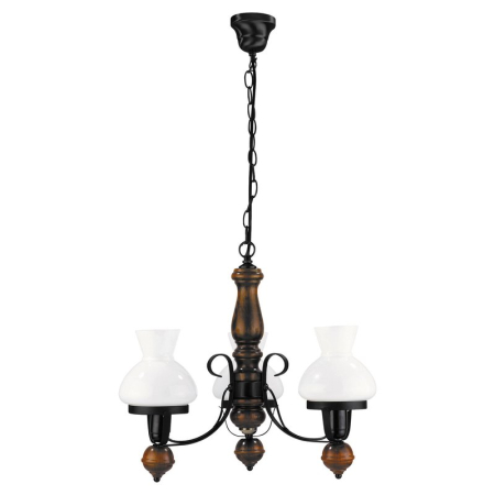 ■ CORPURI DE ILUMINAT - LUSTRA PETRONEL  MAT ALB E27 3X60W D500X450MM
