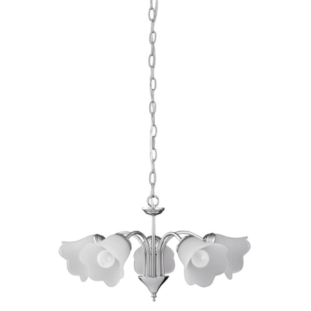 ■ CORPURI DE ILUMINAT - LUSTRA RABALUX RAFAELLA 7245 ALB E14 5X40W D500X280MM